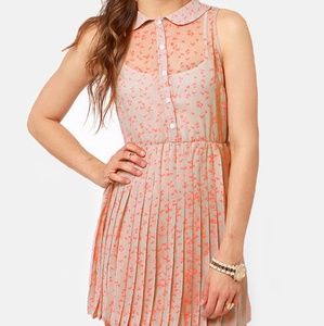 Volcom Cambridge Taupe Neon Dress
